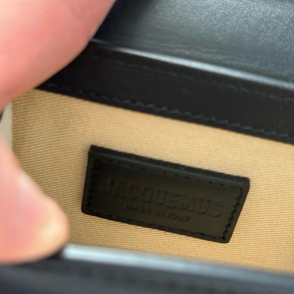 Le Chiquito Jacquemus Black Leather Bag - Picture 6 of 9